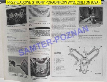 Chevrolet Camaro Pontiac Firebird (1993-2002) instrukcja napraw Chilton 24h