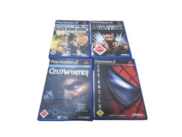 4 gry ps2 playstation 2 spider x-man cold delta