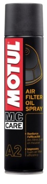 MOTUL A2 AIR FILTER OIL SPRAY 400ML для порошковых фильтров