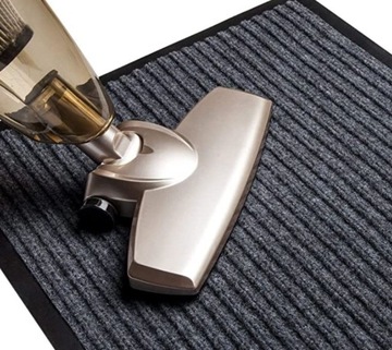 БОЛЬШОЙ ДВЕРНОЙ КОВрик ВХОДНОЙ РЕБРИСТЫЙ 80x120 В ПОМЕЩЕНИИ