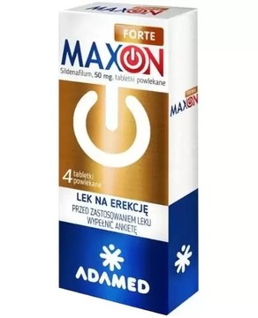 Maxon Forte 50 mg 4 tabletki powlekane