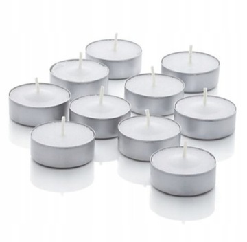 Podgrzewacze sojowe naturalne bezzapachowe 10 szt tealight