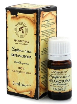 Olejek BERGAMOTOWY 100% Naturalny 5ml Aromatika