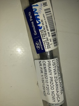 ELANTRA 2017- LIŠTA ZHRNUJÍCÍ PRAVÝ PŘEDNÍ OEM