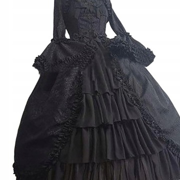 Średniowieczna suknia balowa gotycka dla Re