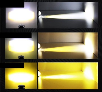 МОТОЦИКЛЕТНАЯ РАБОЧАЯ ЛАМПА HALOGEN QUAD LED DUAL, 2 ЦВЕТА СВЕТА, 60 ВТ, 2 шт.