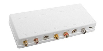 Коробка для поверхностного монтажа, 4 порта KEYSTONE DELOCK