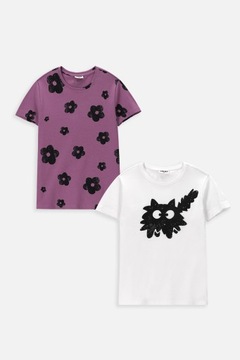 T-shirt Dla Dziewczynki 2-Pack 146 Wielopak Koszulek Mokida WM4