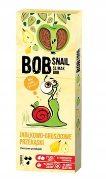 BOB Ślimak SNAIL owocowa przekąska jabłko gruszka