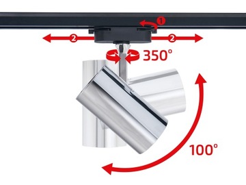 НАБОР РЕЛЬСОВ 1,5 М + 3 ОТРАЖАТЕЛЯ GU10