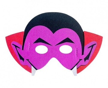 Maska filcowa Wampir 24x16 cm Halloween
