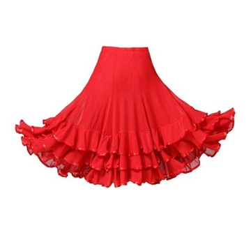 Hiszpańska flamenco cygańska spódnica taneczna