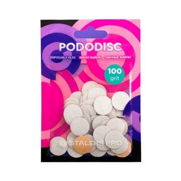 PODODISC STALEKS Wymienne nakładki S gr.100 BIAŁE
