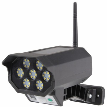LAMPA SOLARNA, OGRODOWA-ATRAPA KAMERY+CZUJNIK