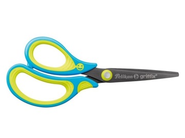 Pelikan Griffix Blue Neon школьные ножницы для левой руки