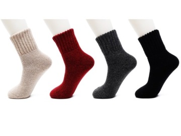 3 х Носки женские ТЕПЛЫЕ АНГОРА ШЕРСТЬ 38-42