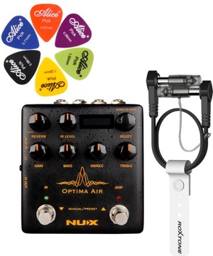 NUX NAI-5 OPTIMA AIR preamp do akustyka + gratisy