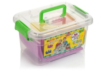 КИНЕТИЧЕСКИЙ ПЕСОК 3кг ФОРМЫ + ПЕСОЧНИЦА БАССЕЙН