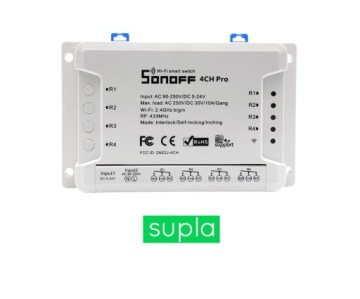 Умный переключатель Sonoff 4CHPROR3
