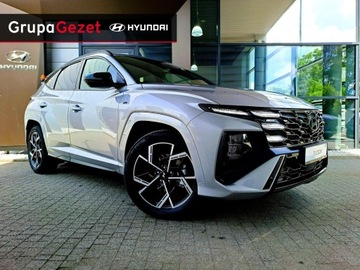 Hyundai Tucson IV SUV HEV Facelifting 1.6 T-GDI HEV 215KM 2025 Hyundai Tucson N-Line + Luxury Shimmering Silver OD RĘKI !!! 1.6T-GDI 215