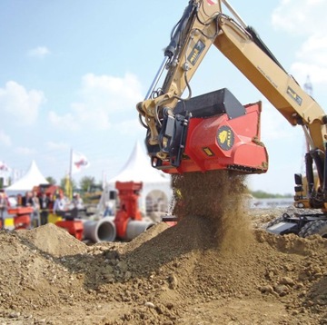 Ковш дробильно-сортировочный АЛЛУ Ду3-12, валы 40мм