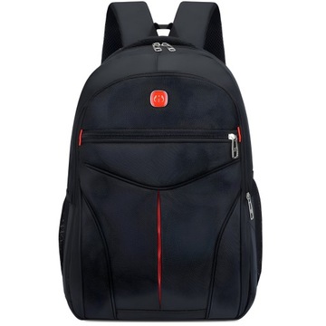 PLECAK SPORTOWY SZKOLNY TURYSTYCZNY CZARNY MIEJSKI TORNISTER DUŻY UNISEX