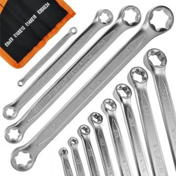 НАБОР КОМБИНИРОВАННЫХ КЛЮЧЕЙ TORX E6-E24