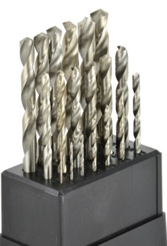 WIERTŁA DO METALU ZESTAW 19szt 1,0-10mm