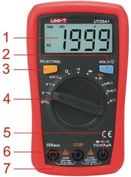 АВТОМАТИЧЕСКИЙ ИЗМЕРИТЕЛЬ НАПРЯЖЕНИЯ ТОКА UT33A