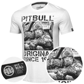 T-shirt PIT BULL DRIVE koszulka pitbull Bawełniana Nadruk Klasyk_3XL