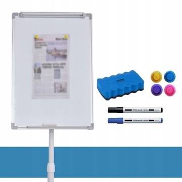 Мобильный магнитный флипчарт Магнитная доска на колесах 60х90 + БЕСПЛАТНО БЕСПЛАТНО.