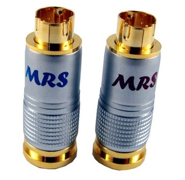Wtyk SVHS 4pin 4p gold złoty MRS 2szt (2134)