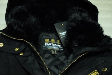 BARBOUR INTERNATIONAL CHARADE WAX Kurtka Parka Damska Ocieplana 40