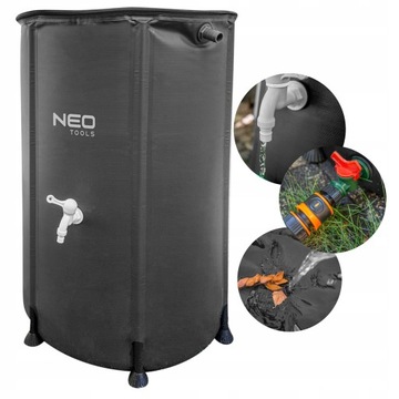 БАК ДЛЯ ДОЖДЕВОЙ ВОДЫ NEO 250 Л, СКЛАДНОЙ ПВХ