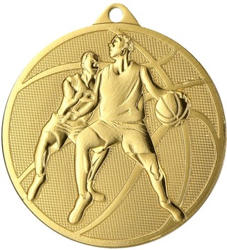 medal koszykówka, 50mm+wstążka gratis, 3 kolory