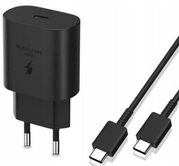 ŁADOWARKA Sieciowa Samsung FAST CHARGE 25W+KABEL C