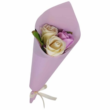 Букет мыльных роз, ароматные мыльные цветы, 37 см, ПОДАРОК ​​на ЖЕНСКИЙ ДЕНЬ