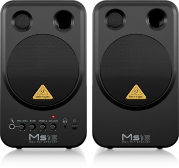 Behringer MS16 Пара 4-дюймовых активных мониторов