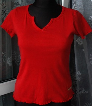 ^ciekawa bluzka czerwoina r 38/40
