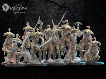 Dark Elves - Akkorokamui, Corsairs x10 - Druk 3D