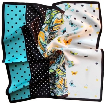 100% шелковая бренда шарф шарф качество премия^