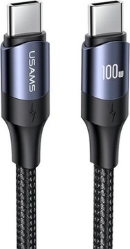 KABEL USAMS U71 USB-C NA USB-C 3M 100W PD FAST CHARGE CZARNY SJ526USB01