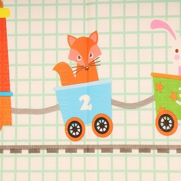 ОБРАЗОВАТЕЛЬНЫЙ КОВрик ДЛЯ МАЛЫШЕЙ, ИНТЕРАКТИВНЫЙ, ДВУСТОРОННИЙ ПЕННЫЙ, 200X180 XPE