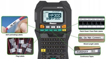 ПРОМЫШЛЕННЫЙ MP ПРИНТЕР 360DPI 1850МА ДЛЯ КАБЕЛЕЙ