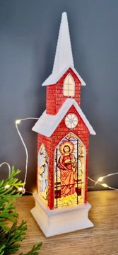 Рождественская церковь ВИТРАЖ СОБОР 21см