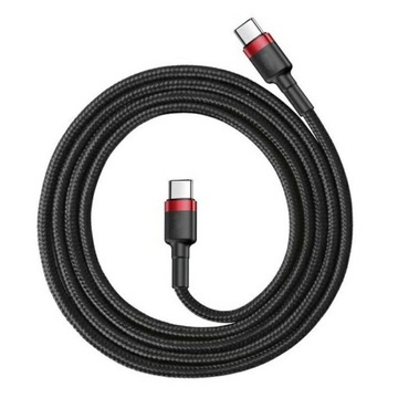 USB TYPE C USBC USB TYPE C USBC-кабель 1 м, черный, 60 Вт, нейлон, HQ Power Delivery