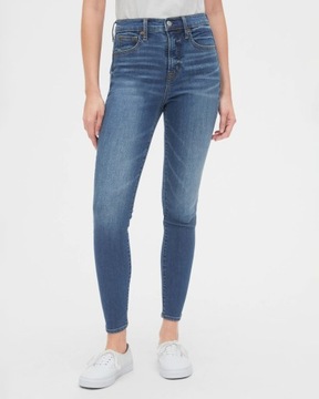 S5831 GAP SKINNY SPODNIE JEANSOWE DAMSKIE 29