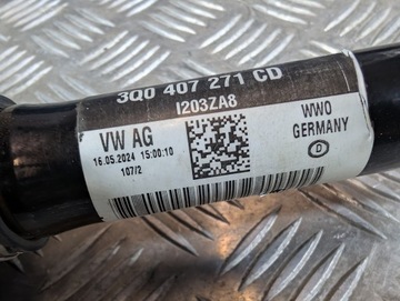 AUDI SEAT SKODA VW 3Q0407271CD półoś lewa NOWA ORYGINAŁ