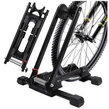 Stojak Rowerowy Składany na Rower 16-29'' - Czarny Aluminium