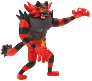 Боевая фигурка Pokemon Incineroar с функцией подвижной атаки